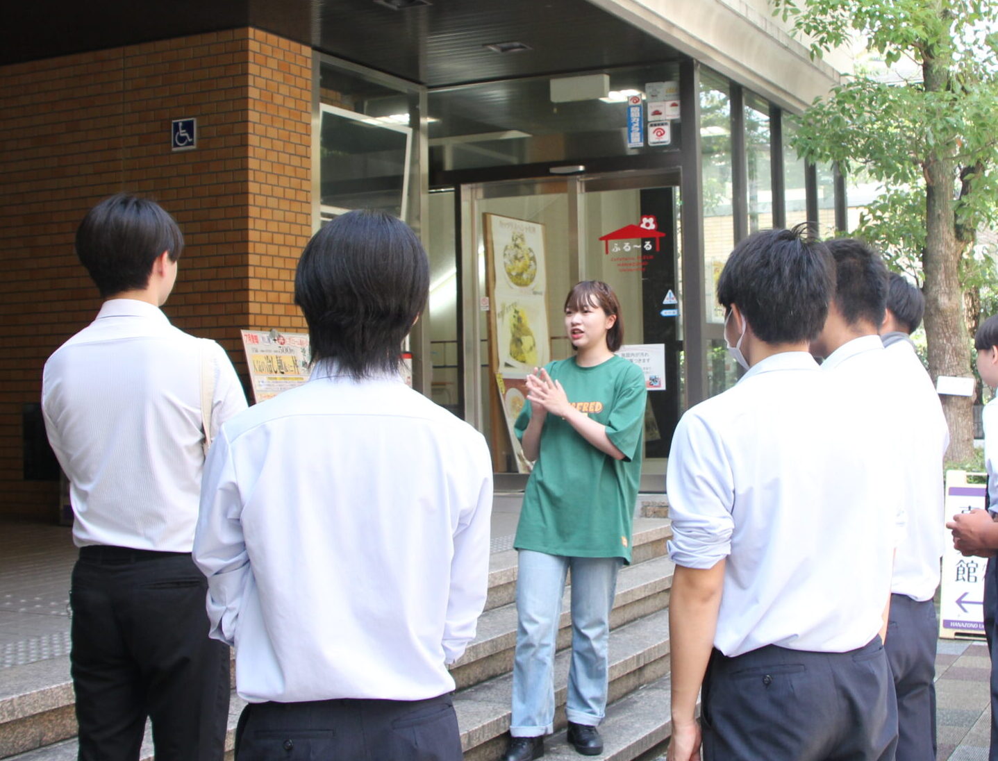 7月16日（火）京都府立洛水高等学校の生徒のみなさまが来てくださいました